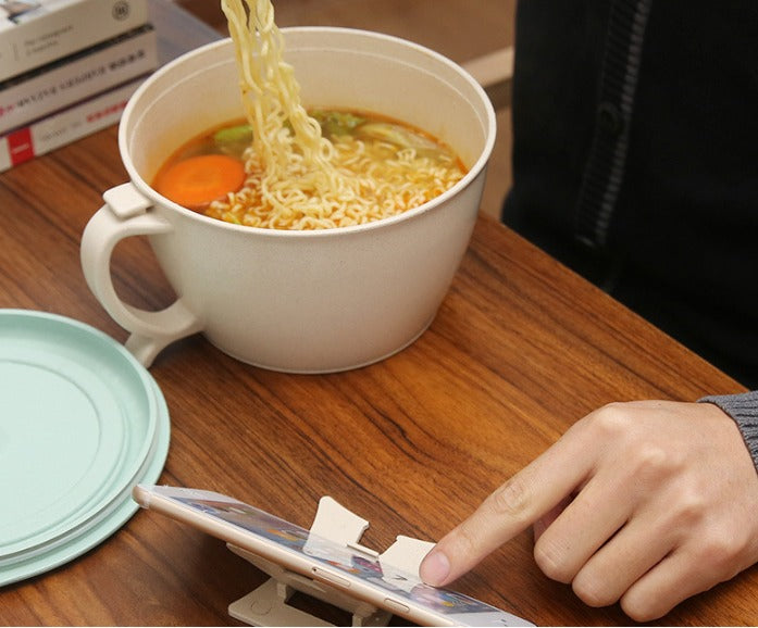 Binge Bowl™ – Phone Stand + Chopsticks Included
